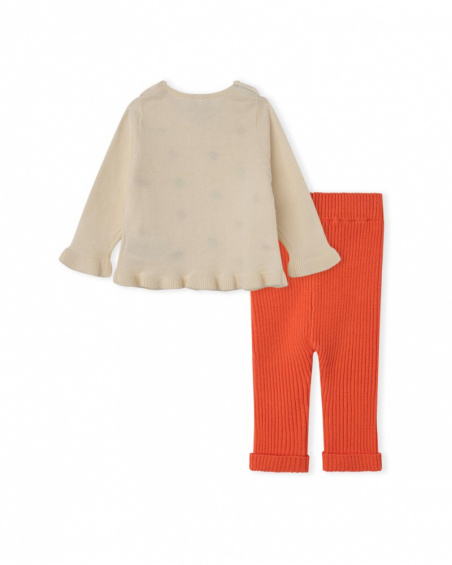 Pull En Tricot Blanc Et Legging Fille Stars Collectors Pull En Tricot Blanc Et Legging Fille Stars Collectors
