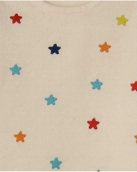 Pull En Tricot Blanc Et Legging Fille Stars Collectors Pull En Tricot Blanc Et Legging Fille Stars Collectors