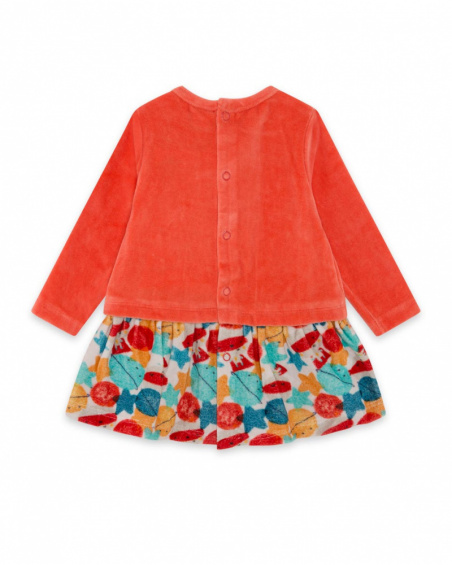 Robe Tundosado Orange Fille Stars Collectors Robe Tundosado Orange Fille Stars Collectors