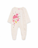 Barboteuse Blanche en Tricot Fille Woodland Barboteuse Blanche en Tricot Fille Woodland