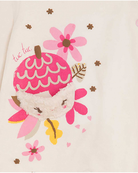Barboteuse Blanche en Tricot Fille Woodland Barboteuse Blanche en Tricot Fille Woodland