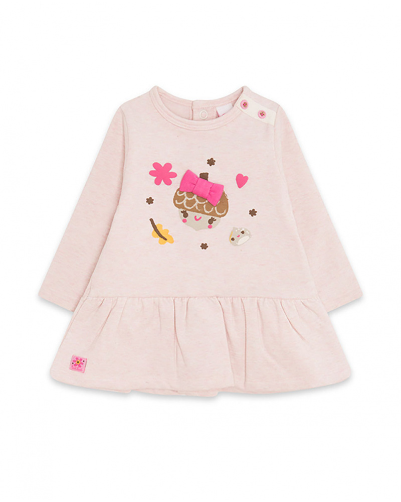 Robe en peluche blanche Woodland Girl