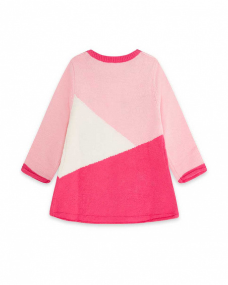 Fille Rose Tricot Robe Woodland Fille Rose Tricot Robe Woodland