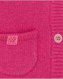 Fille Rose Tricot Veste Woodland Fille Rose Tricot Veste Woodland
