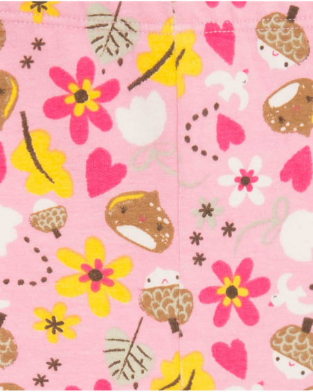 Fille Rose Sweat En Peluche Et Legging Woodland Fille Rose Sweat En Peluche Et Legging Woodland