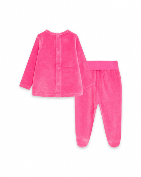Ensemble Tundosado rose fille Woodland Ensemble Tundosado rose fille Woodland