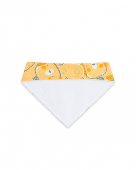 Bandana en tricot orange pour enfants arc-en-ciel d'hiver Bandana en tricot orange pour enfants arc-en-ciel d'hiver