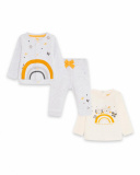 Set 3 Pièces Gris Peluche Et Tricoté Fille Winter Rainbow Set 3 Pièces Gris Peluche Et Tricoté Fille Winter Rainbow