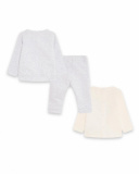 Set 3 Pièces Gris Peluche Et Tricoté Fille Winter Rainbow Set 3 Pièces Gris Peluche Et Tricoté Fille Winter Rainbow