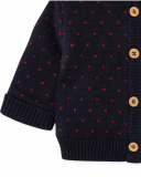 Veste Bleu Tricot Fille Mini Traveller Veste Bleu Tricot Fille Mini Traveller