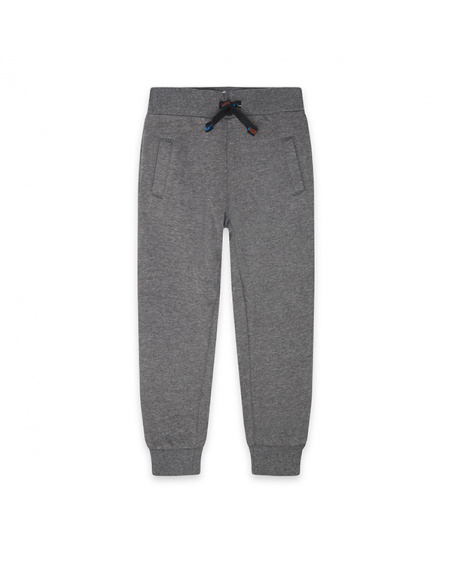 Pantalon pol niño gris basics
