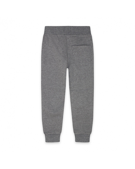 Pantalon pol niño gris basics