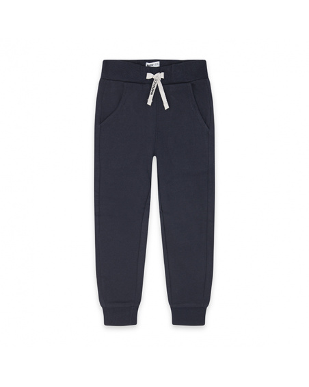 Pantalon pol niño azul marino basics