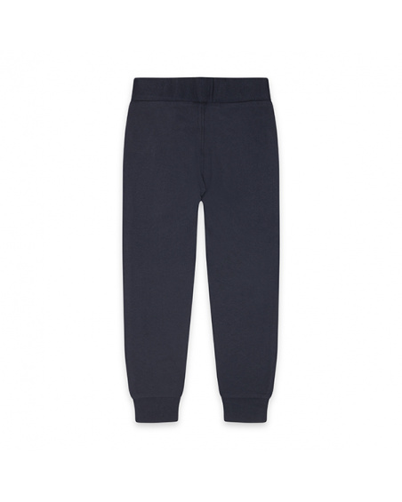 Pantalon pol niño azul marino basics