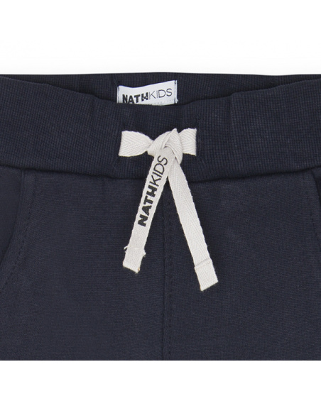 Pantalon pol niño azul marino basics