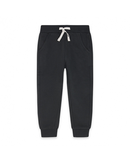 Pantalon pol niño negro basics