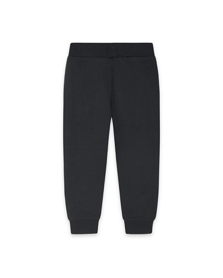 Pantalon pol niño negro basics
