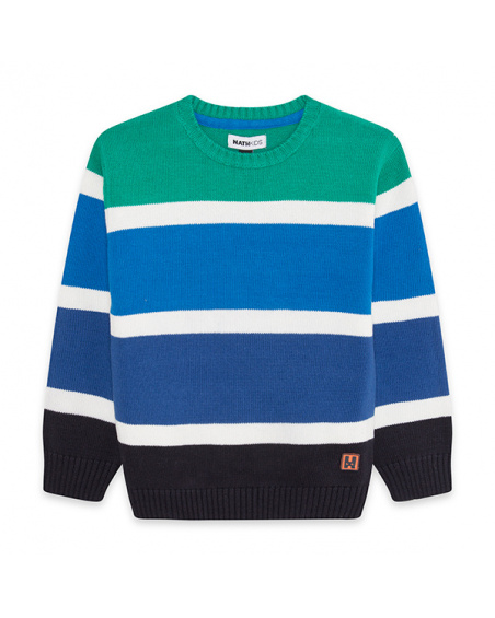 Jersey tricot earth community stripes Jersey tricot earth community stripes