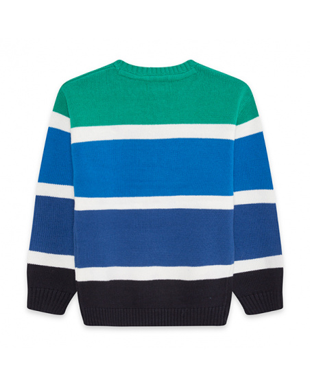 Jersey tricot earth community stripes Jersey tricot earth community stripes