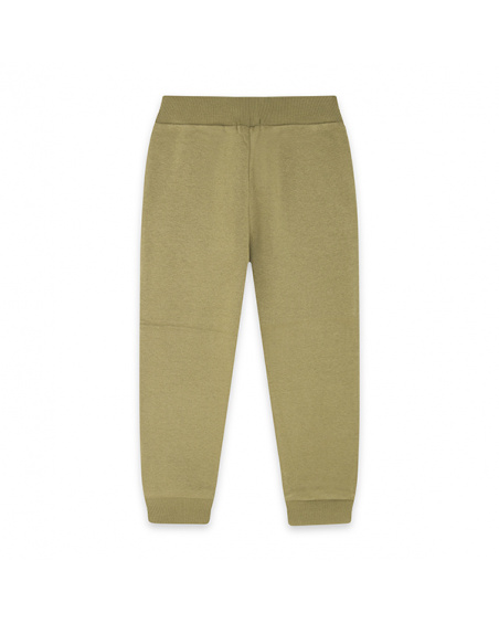 Pantalon pol niño verde basics