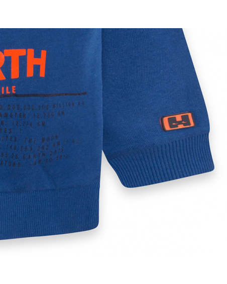 Sudadera cerrada earth community tierra
