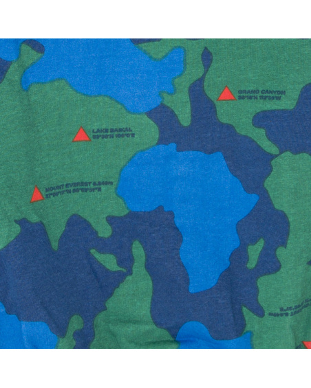 Sudadera abierta earth community maps