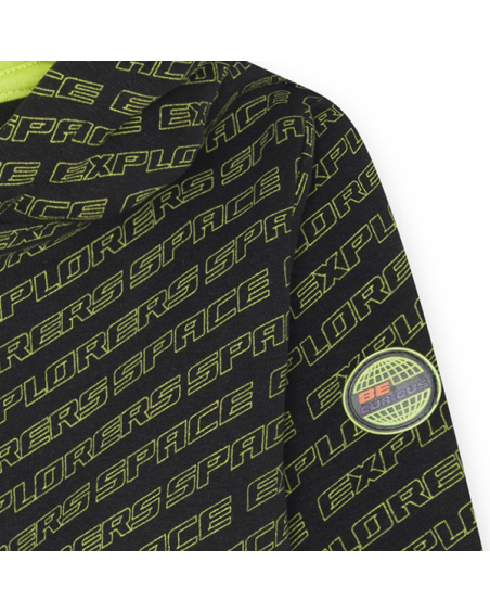 Sudadera abierta space explorers explorer