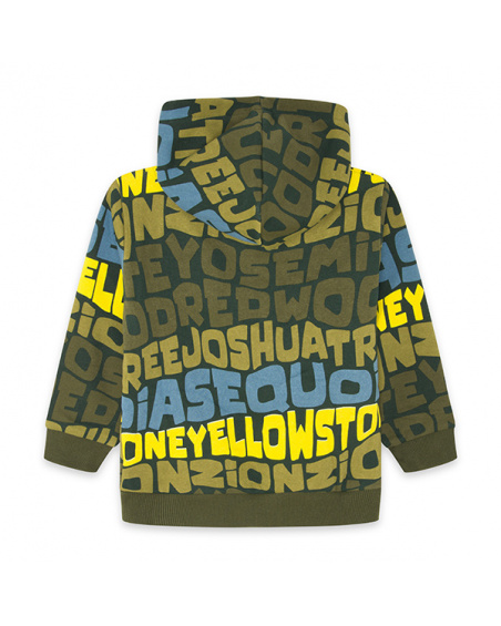 Sudadera abierta national parks yellowstone