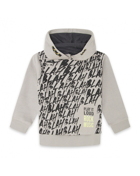 Sudadera cerrada play it loud blah