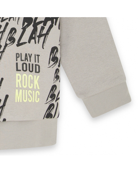 Sudadera cerrada play it loud blah