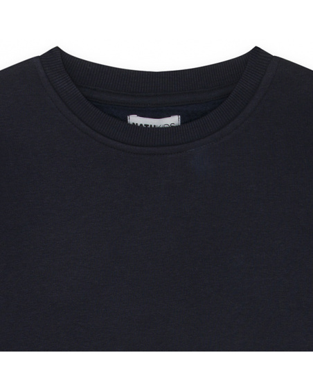 Sudadera sam niño azul marino basics