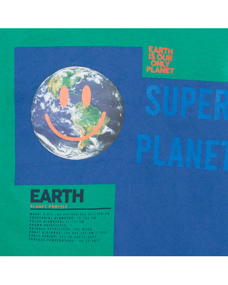 Camiseta manga larga earth community superplanet