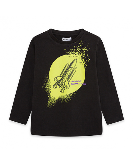 Camiseta manga larga space explorers cohete Camiseta manga larga space explorers cohete