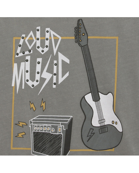Camiseta manga larga play it loud music