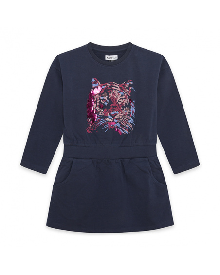Vestido manga larga wild soul tiger
