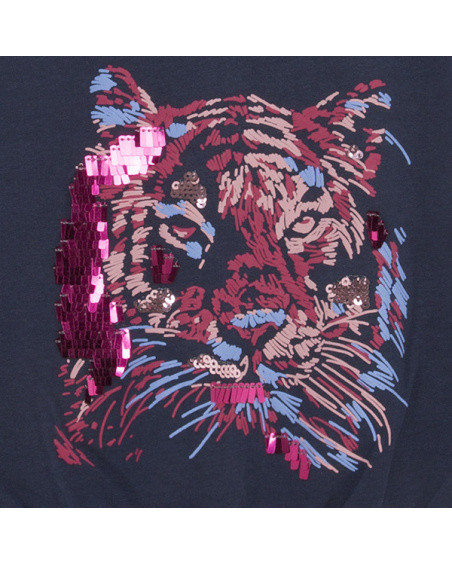 Vestido manga larga wild soul tiger