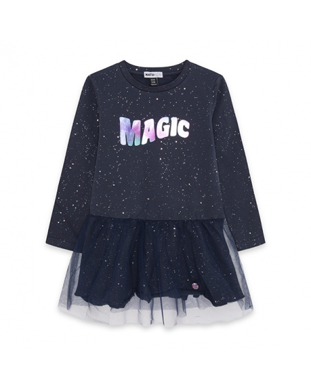 Vestido manga larga cosmic magic andromeda