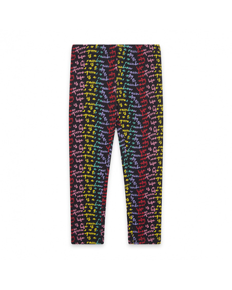 Legging largo joyful expression rainbow