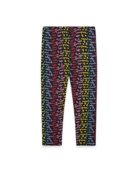 Legging largo joyful expression rainbow