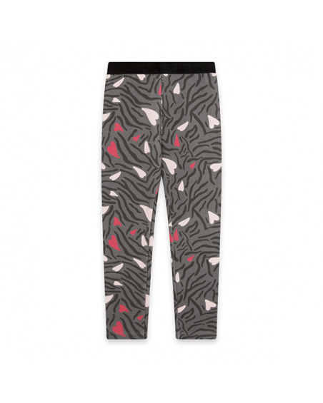 Legging largo atelier amore zebra