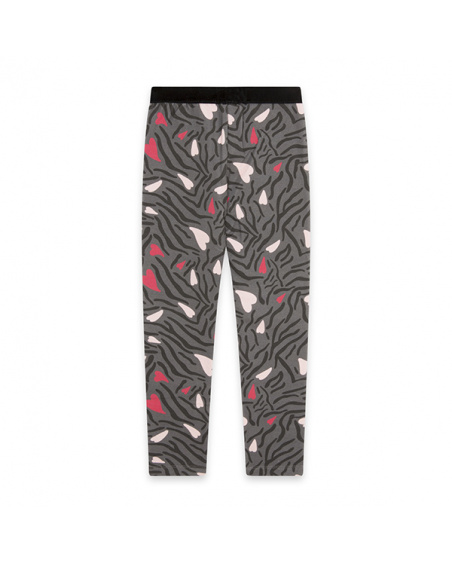 Legging largo atelier amore zebra