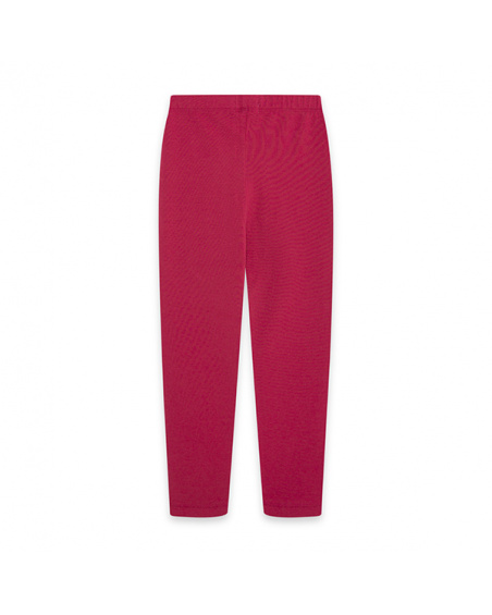 Legging lorena niña rojo basics