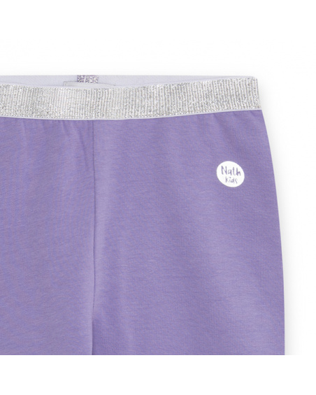 Legging felisa niña lila basics