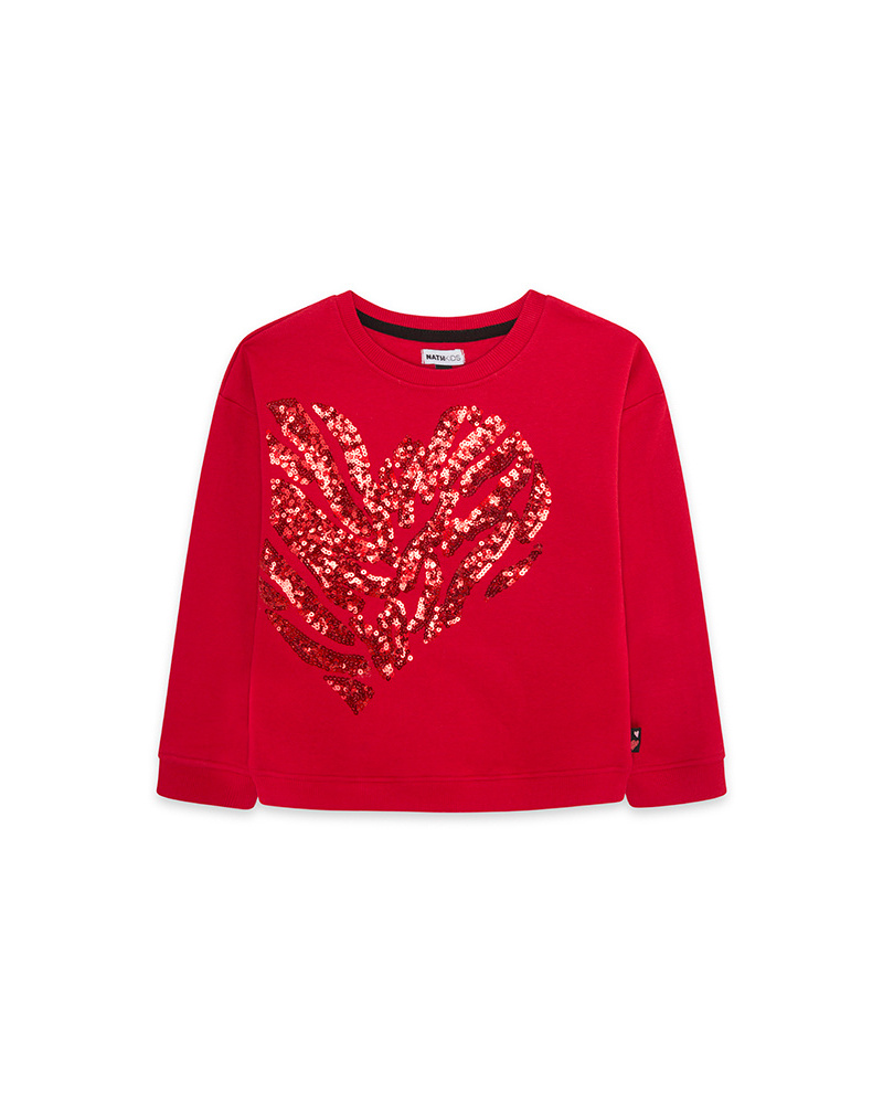 Sudadera cerrada atelier amore heart