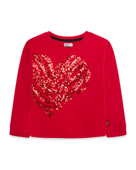 Sudadera cerrada atelier amore heart