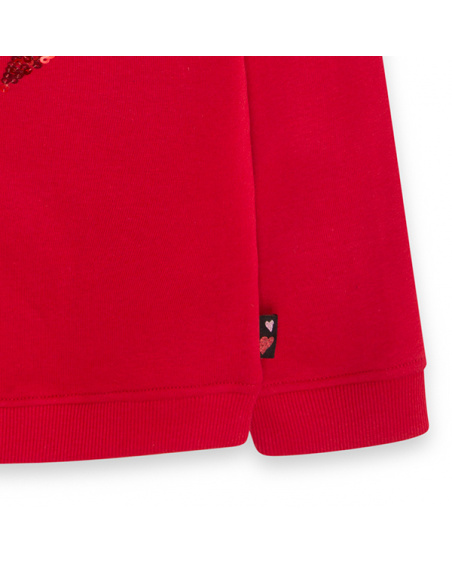 Sudadera cerrada atelier amore heart