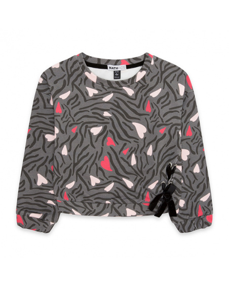 Sudadera cerrada atelier amore zebra Sudadera cerrada atelier amore zebra