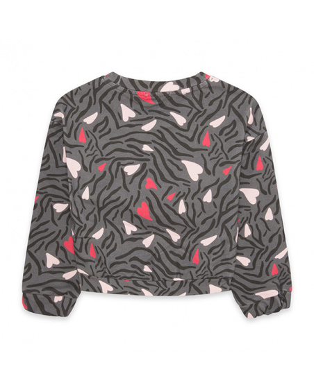 Sudadera cerrada atelier amore zebra Sudadera cerrada atelier amore zebra