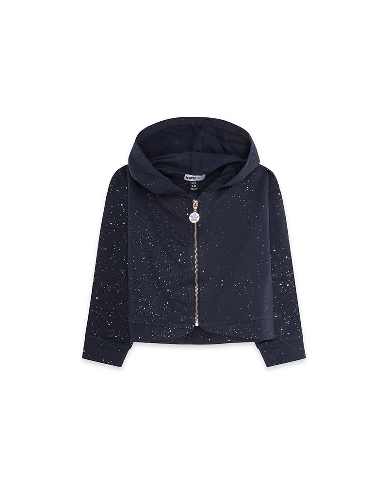 Sudadera abierta cosmic magic andromeda