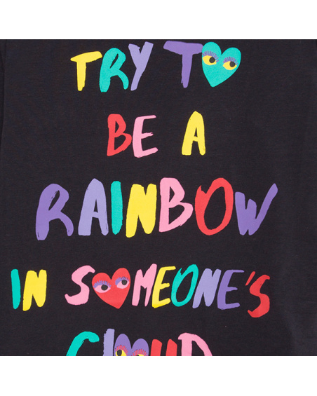 Camiseta manga larga joyful expression cloud